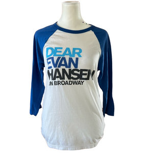 Dear Evan Hansen Broadway Bella Canvas T-Shirt Blue White